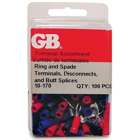 Gardner Bender Terminal Kit, 22 to 14 AWG Wire, Assorted 10-170