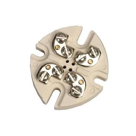 Omega Terminal Block for NB2 Type Connection Head, 4 Terminals, Ceramic Block with Nickel Plated Brass Te CH-50