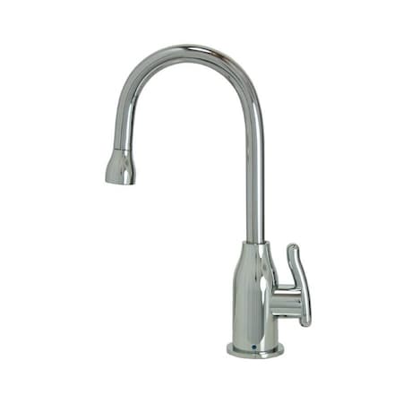Mountain Plumbing Point-of-Use Drinking Faucet with Modern Curved Body and Handle in Black MT1803-NL/BL