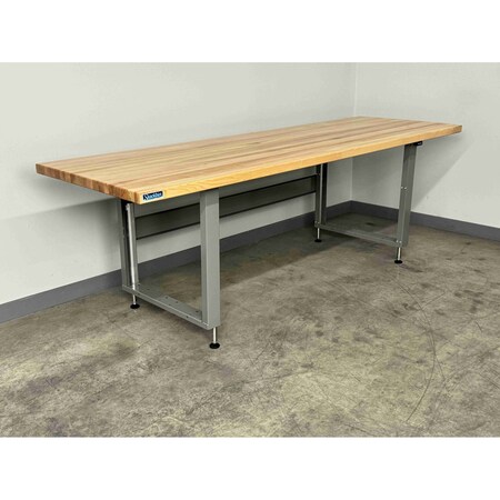 Stackbin Electric Workbenches, 96"W, Adj. H, 1000lb M9630-4000-E-VB