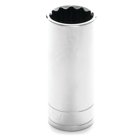 Performance Tool 1/2 In Dr. 12 Pt Deep Socket 15/16 In Socket 12Pt Dp, W32630 W32630