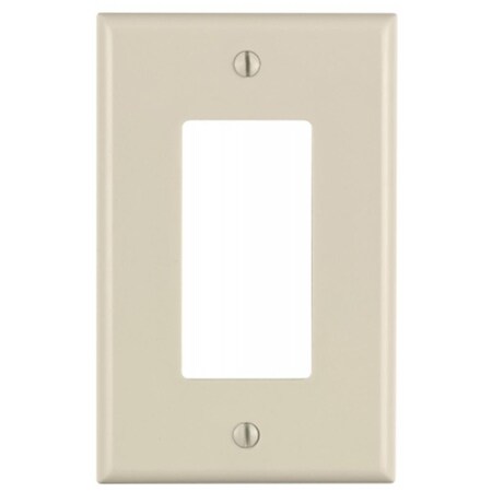 Ezgeneration Light Almond 1 Gang Decora Wall Plate EZ339204