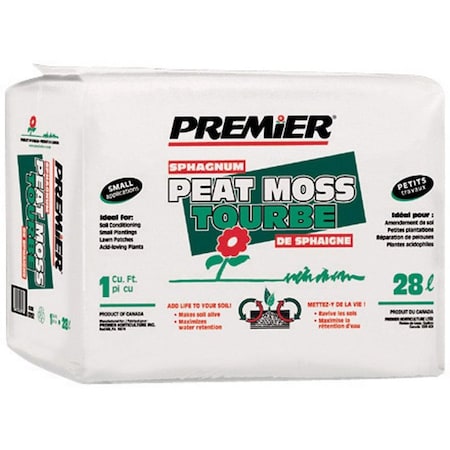 Premier Organic Sphagnum Peat Moss 1 ft 0262P