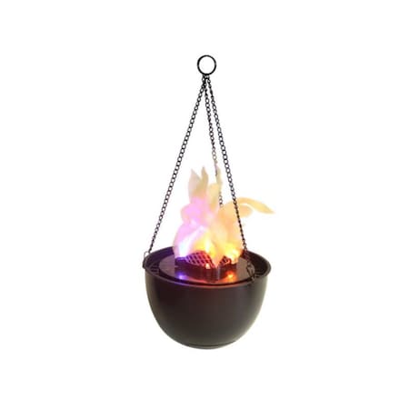 Visual Effects Hanging Torch Safe Battery Operated Imitation Burning Oil Pot V0110