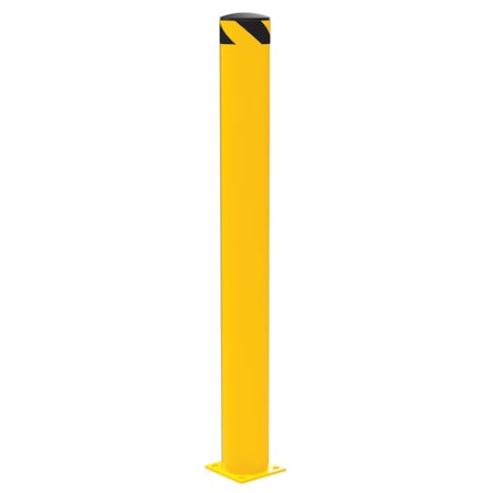 Vestil Steel Pipe Safety Bollard, 62 x 6-1/2" BOL-62-6.5