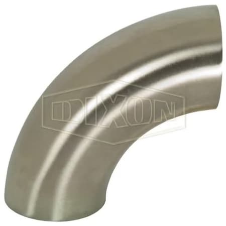 Dixon 90Deg Weld Elbow, 10 in, 304/304L SS, Domestic B2WCL-G1000U