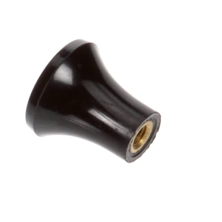Groen Knob with Threaded Insert, 10-32, Black Z004112