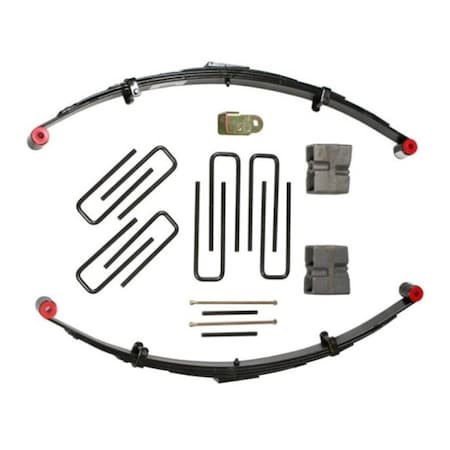 Superjock 3 in. Single no Bush Front Lifted Leaf Springs SU756717