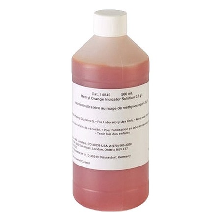 Hach Methyl Orange Indicator Solution, 500 mL 14849
