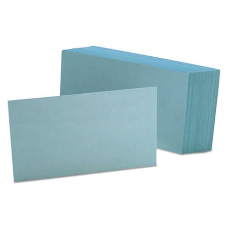 Oxford 3 x 5 Unruled Index Cards Blue 7320BLU
