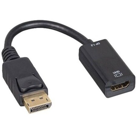 Axiom Displayport Male To Hdmi Female Adapter (Black) - Dpmhdmifk-Ax DPMHDMIFK-AX