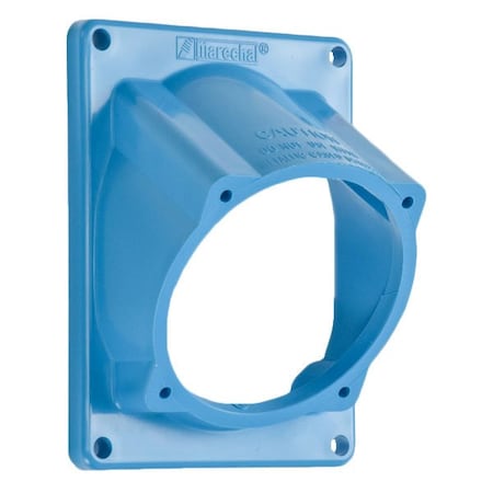 Meltric ANGLE ADAPTER 30 DEGREE POLY BLUE SIZE 4 514M3