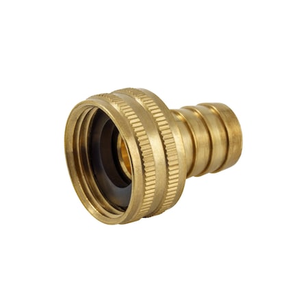 Proline Series Brass 3/4-in FHT x 5/8-in BARB Swivel Adapter GH-492B