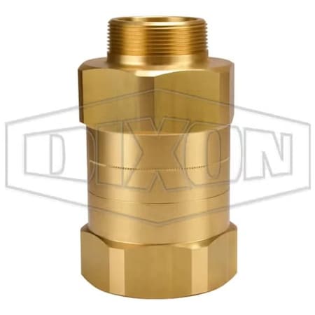 Dixon Safety Check Valve, 3 in, NPT, Brass Body SCVH24