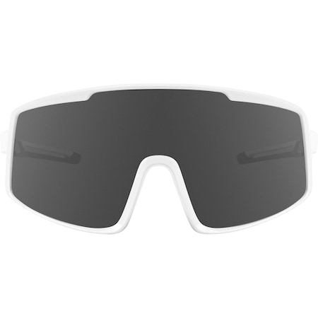 Ironwear Malibu Scratch Resistant Safety Glasses with UV Protection and TPR Nosepiece, White / Grey 3590-W-G