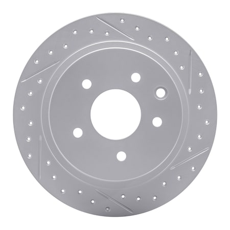 Dynamic Friction Co DFC Geoperformance Rotor - Drilled and Slotted 830-67050R