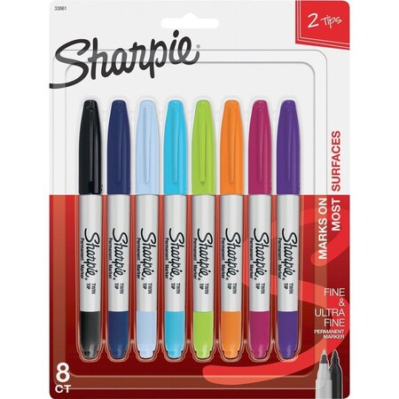 Sanford Assorted Permanent Marker, Fine Tip 33861PP