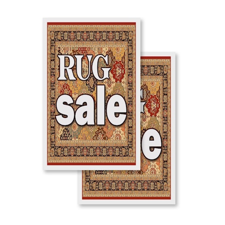 Signmission Rug Sale, Vinyl Decals Only 24 Inch x 36 Inch, Vinyl Decal, 2PK DSB-2436-2PACK-Rug Sale
