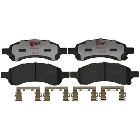 Rm Brakes EHT1169AH Ceramic Brake Pad Set With Hardware R53-EHT1169AH