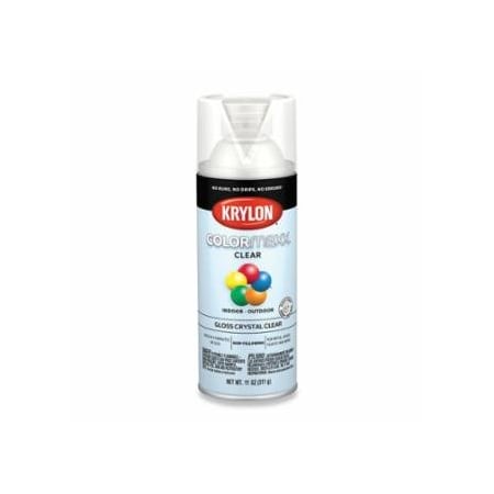 Krylon Industrial COLORmaxx, Acrylic Spray Paint, 11 oz, Crystal Clear, Gloss, 6PK 425-K05515007