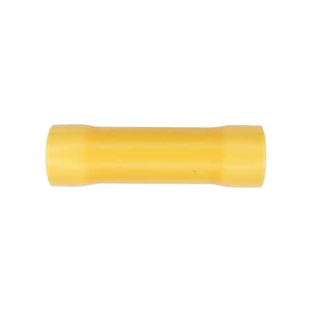 Auveco Vinyl Insulated Butt Connector 4 Gauge Yellow, 10PK 17039