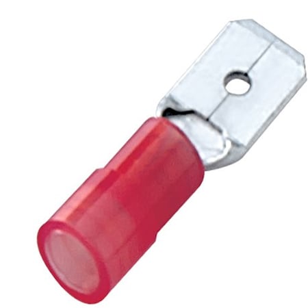 Panduit Male Disconnect, 22, 16 Awg, PK25 EDNF18-187MB-Q