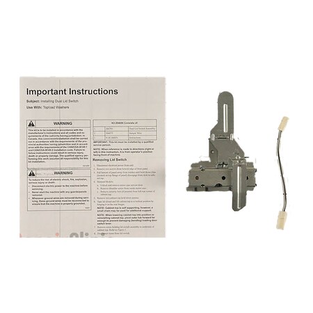 Alliance Dual Lid Switch Kit 204696