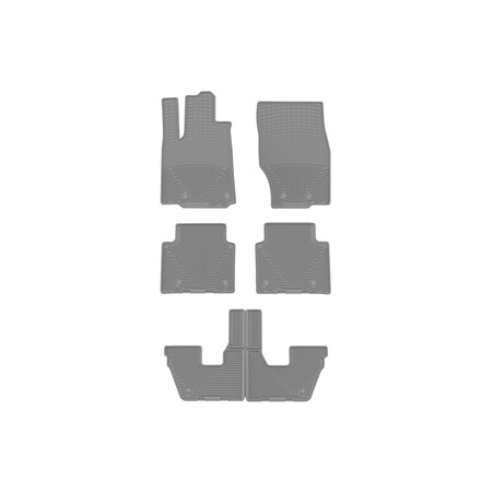 Weathertech Grey, Front, Rear, and Rear All Weather Floor Mats W614GR-W615GR-W616GR