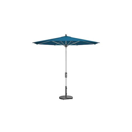 Treasure Garden 9 ft Patio Umbella, aluminum, fiberglass ribs, outdoor, Peacock UM840-SS 7943 Peacock