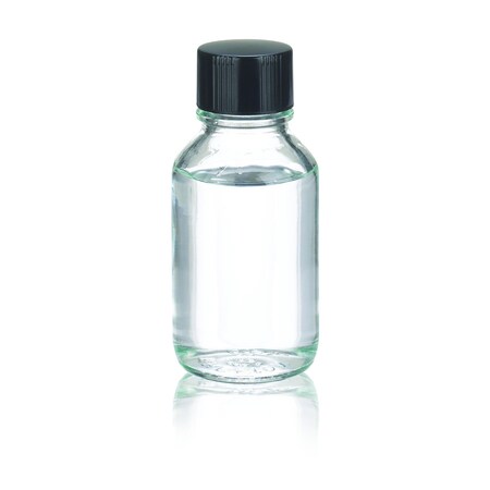 Wheaton Media/Lab Bottle, clear, 125mL, PK 48 219575