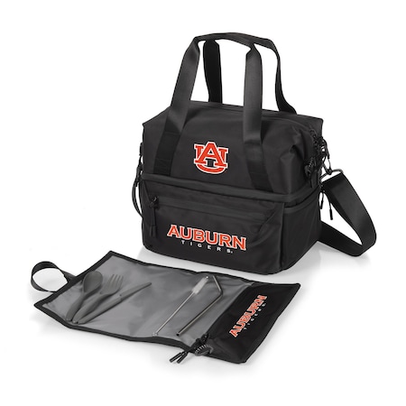 Picnic Time Family Of Brands NCAA Auburn Tigers Tarana Lunch Bag Cooler with Utensils made from Recycled Material 515-01-179-044-0