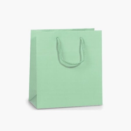 Nashville Wraps Aqua Matte Gift Bags, Jewel 6.5x3.5x6.5, 100PK MTJBAQ