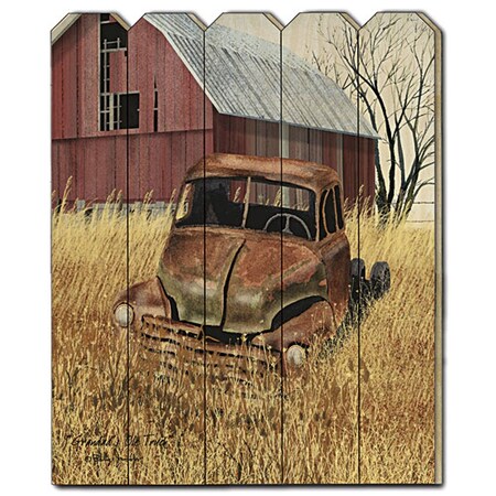 Homeroots Granddads Old Truck 1 Unframed Print Wall Art 404537