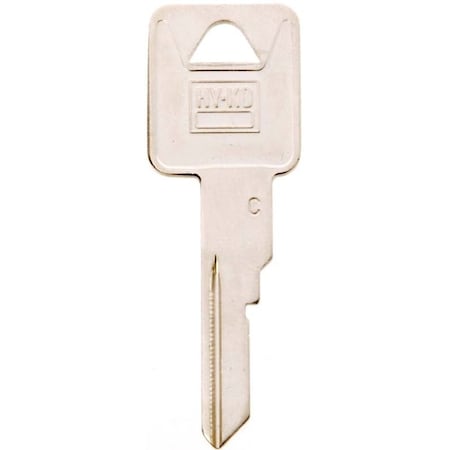 Hy-Ko Key Blank, Brass, Nickel 11010B63
