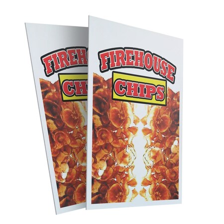 Signmission Firehouse Chips, Plastic Signs Only 24 Inch x 36 Inch, Corrugated Plastic, 2PK CSB-2436-2PACK-Firehouse Chips