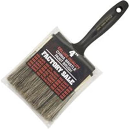 Light House Beauty Z1101-4 Gray Bristle Brush - Ideal for Oil Paints Varnishes and Oil Sealers LI3689648