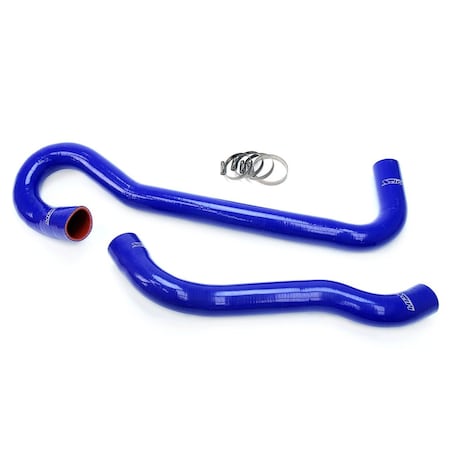 Hps Performance High Temp Reinforced Silicone Radiator Coolant Hose Kit, Blue,  57-1704-BLUE