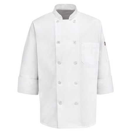 Red Kap Mens White Ls Chef Coat 0415WH RG 4XL