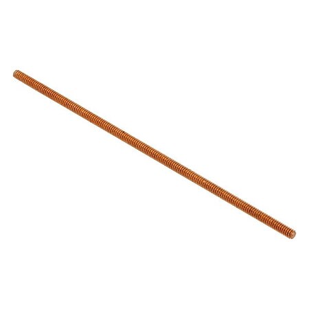 Zoro Select Fully Threaded Stud, Silicon Bronze STUD79851C96