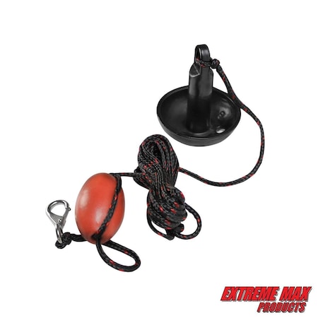 Extreme Max 3006.6714 BoatTector Complete Mushroom Anchor Kit with Rope and Marker Buoy - 8 lbs. 3006.6714