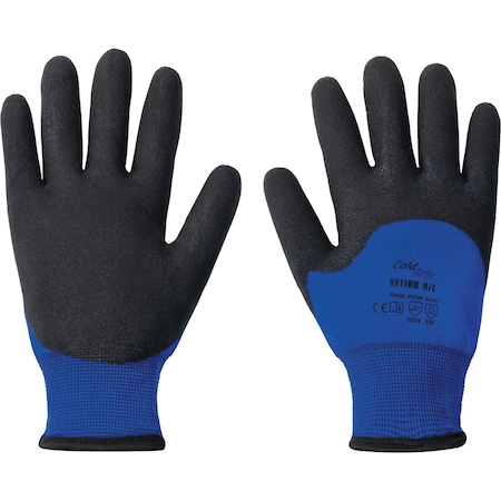 G-Tek Seamless Knit Nylon Glove with Thermal Liner and 3/4 Dip PVC Coating NF11HD/8M