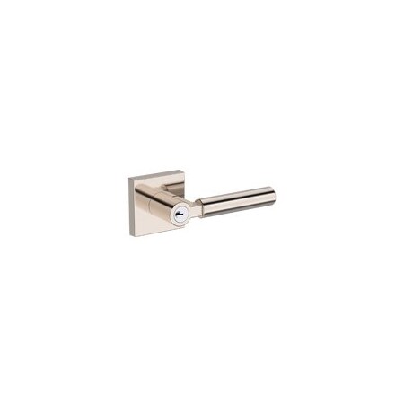Baldwin Residential Door Levers Keyed Entry Reversible Lifetime Bright Nickel ENLKFCSR055