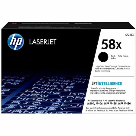 Hp High-Yield Ink Cartridge, HP 58X, Black CF258X
