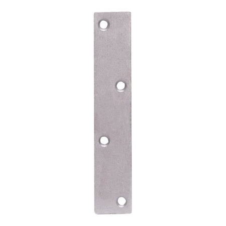 Prosource Mending Plate, 6 in L, 1-1/8 in W, Steel, Galvanized, Screw Mounting MP-Z06-01PS