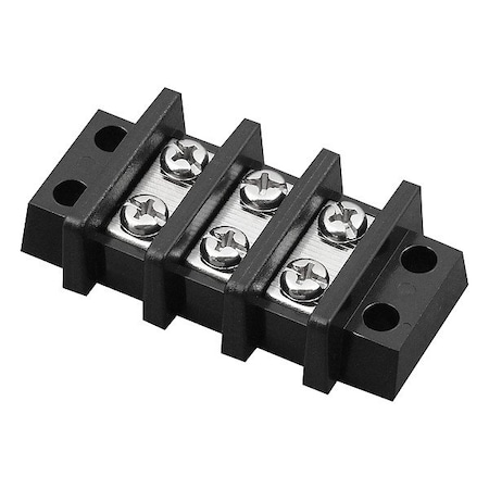 Ideal BarrierTerminalStrip, 30A, 10AWGMax, 600V 89-203