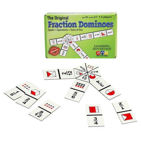Learning Advantage The Original Fraction Dominoes 4080