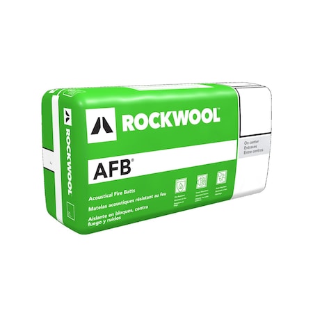Rockwool 3 in x 16 in x 48 in, Unfaced, Mineral Wool Batt Insulation, 85.33 sq-ft 329599