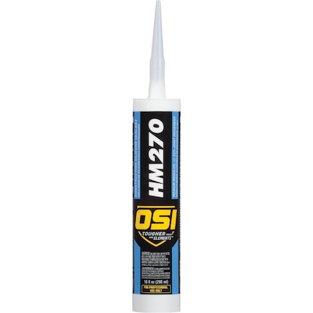 Osi HM-270 10 Oz. Clear 100% Silicone Construction Sealant 1494045
