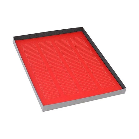 Zoro Select Cyro Label, Red, Polypropylene, PK20 GRAING-C68