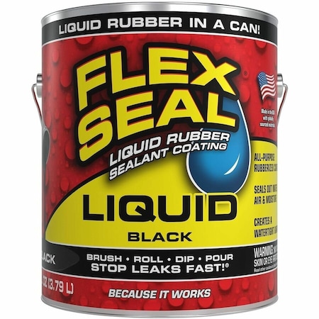 Flex Seal Liquid Black 1 Gallon, 2PK US855BLK01-2